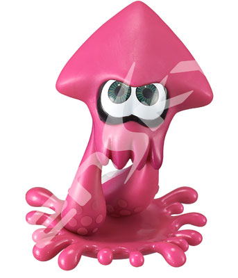 Splatoon Kumukumu Puzzle: Mini Squid Pink