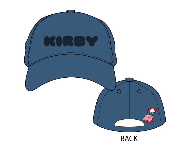 Kirby's Dream Land Cap - Logo Navy