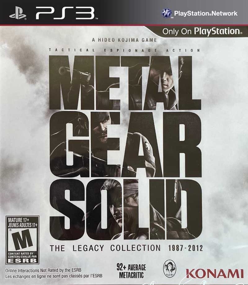 Metal Gear Solid: The Legacy Collection (w/o Artbook)