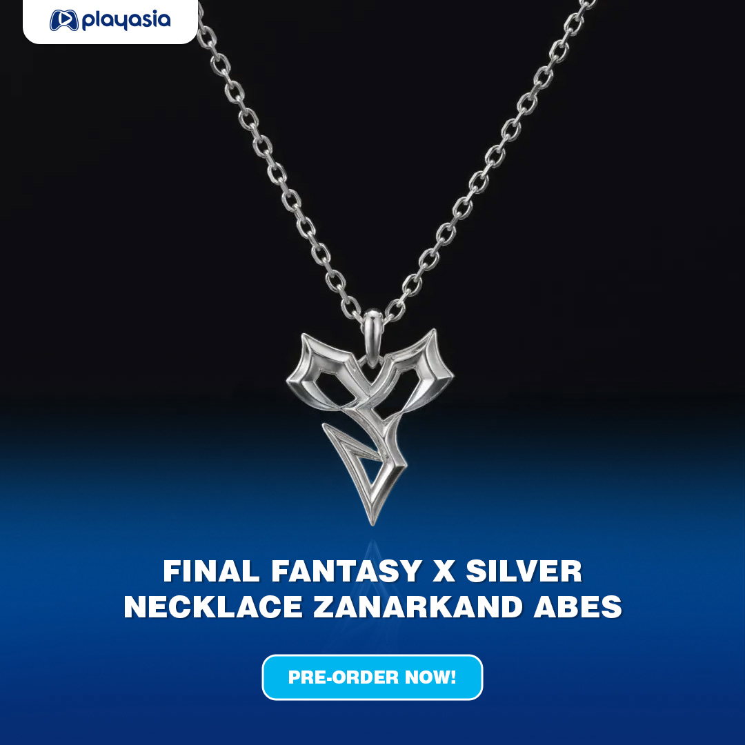 Final Fantasy X Silver Necklace Zanarkand Abes
