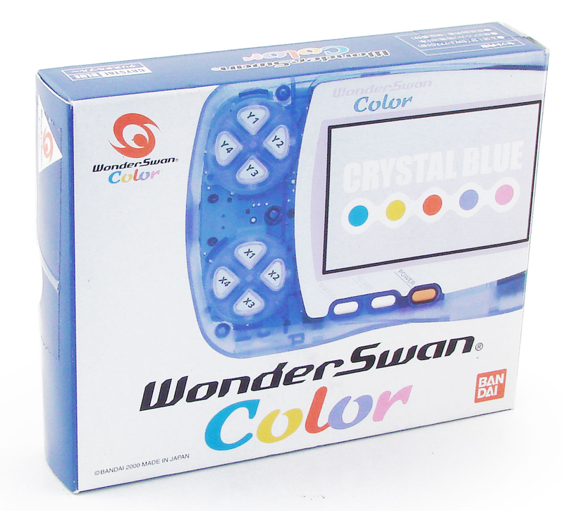 WonderSwan Color Console Crystal Blue Bitcoin Lightning accepted