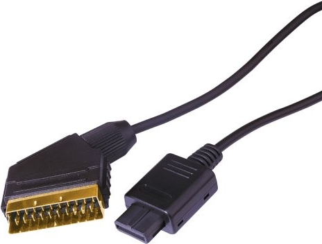 letvægt faglært hurtig RGB Scart Cable (1.75m) for GameCube, Nintendo64, Super Famicom / SNES