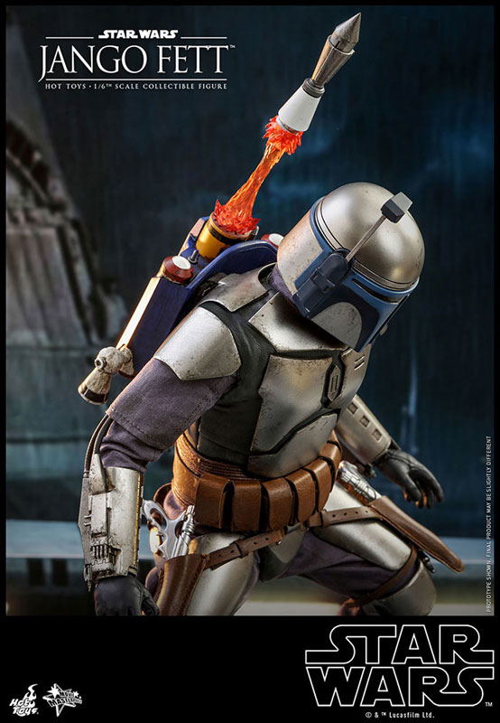 Movie Masterpiece Star Wars Episode II Attack of the Clones 1/6 Scale Collectible Figure: Jango Fett image 13