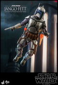 Movie Masterpiece Star Wars Episode II Attack of the Clones 1/6 Scale Collectible Figure: Jango Fett thumbnail 6