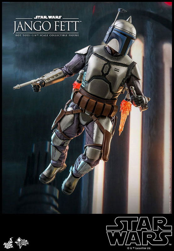 Movie Masterpiece Star Wars Episode II Attack of the Clones 1/6 Scale Collectible Figure: Jango Fett image 6