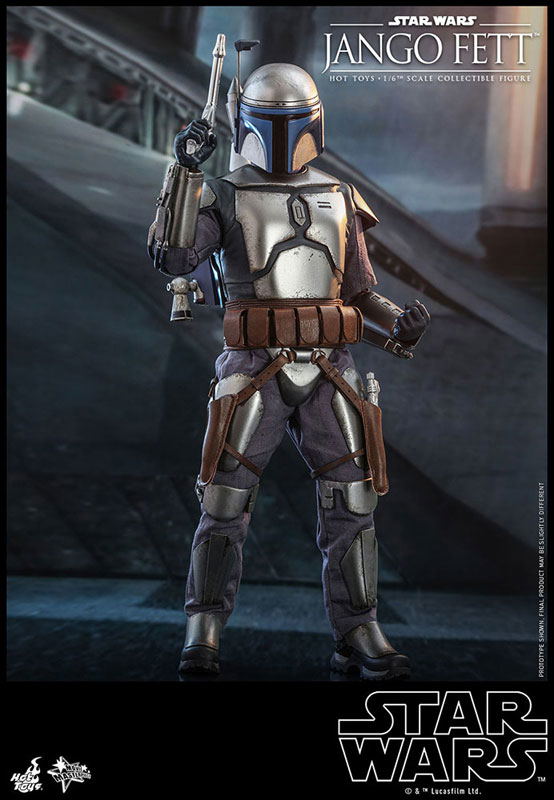 Movie Masterpiece Star Wars Episode II Attack of the Clones 1/6 Scale Collectible Figure: Jango Fett image 7