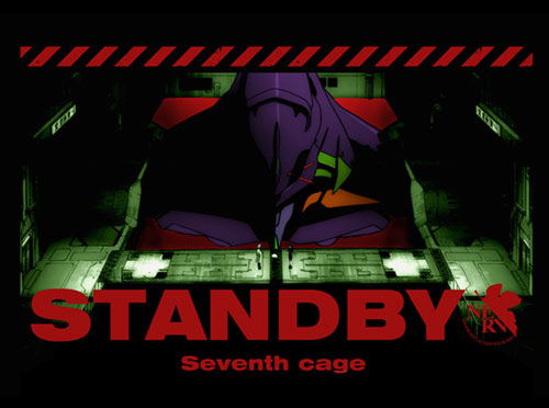 Evangelion - Eva First Machine Standby T-shirt Black (M Size) image 2