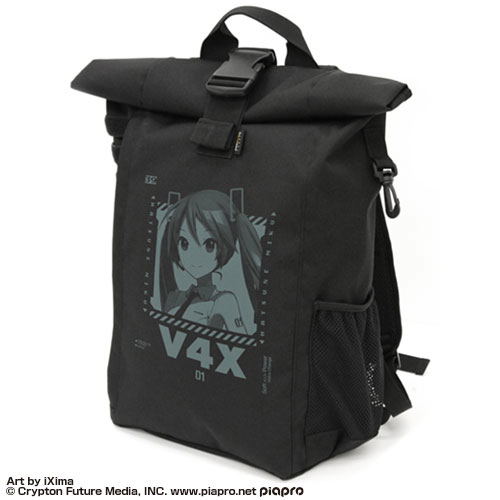 Hatsune Miku V4X - Hatsune Miku V4X Roll Top Backpack image 1