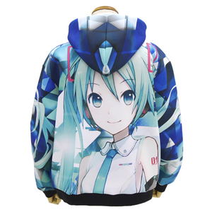 Hatsune Miku V4X - Hatsune Miku V4X Full Graphic Pullover Hoodie (M Size)_