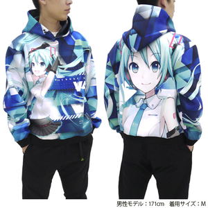 Hatsune Miku V4X - Hatsune Miku V4X Full Graphic Pullover Hoodie (M Size)_