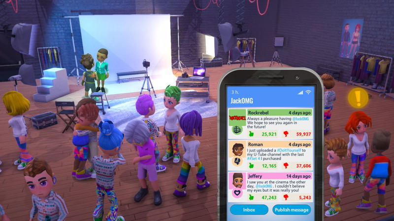 Youtubers Life OMG! <span class="ext" style="background-color: #2a475e; color: #FFFFFF;">STEAM</span> <span class="ext ext_digital">digital</span> image 4