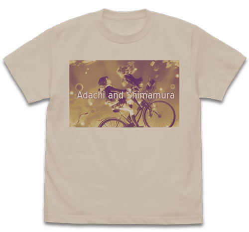 Adachi And Shimamura - Adachi And Shimamura T-shirt Light Beige (L Size) image 1