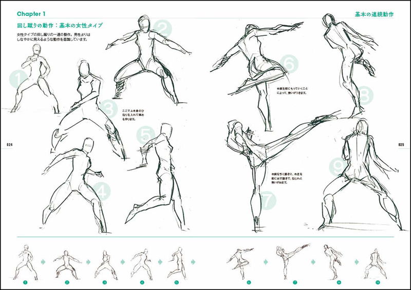 Junichi Hayama Animators Sketch Collection Of Moving People - Battle Characters image 4