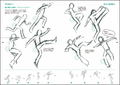 Junichi Hayama Animators Sketch Collection Of Moving People - Battle Characters thumbnail 6