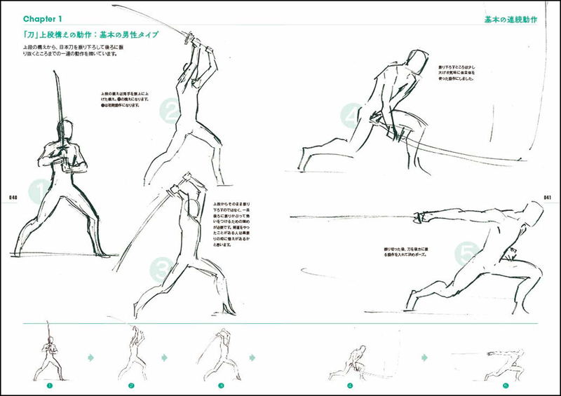 Junichi Hayama Animators Sketch Collection Of Moving People - Battle Characters image 7