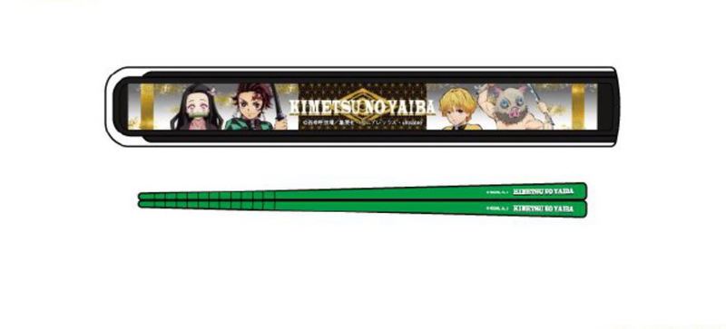 Demon Slayer: Kimetsu No Yaiba - Pull Lid Chopstick Box Set HS-11 image 1