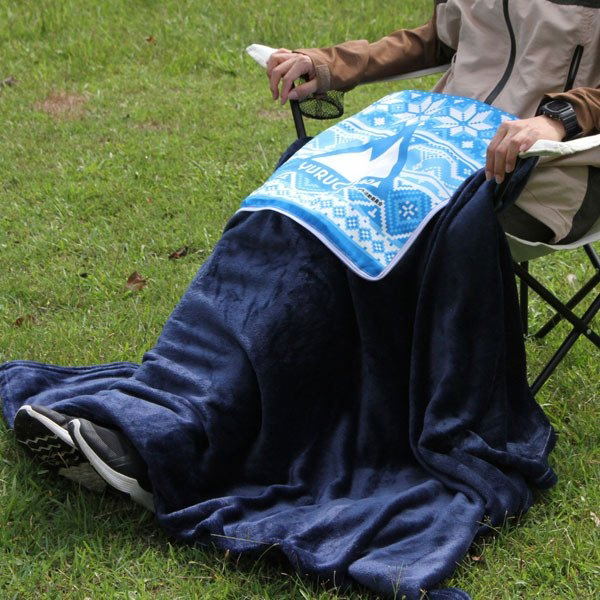 Yurucamp - Cushion in Blanket C image 4