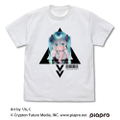 Hatsune Miku - Hatsune Miku Full Color T-shirt Rinku Ver. White (L Size) thumbnail 1