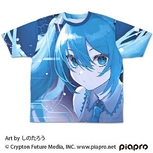 Hatsune Miku - Hatsune Miku Double-sided Full Graphic T-shirt Shinotaro Ver. (XL Size)