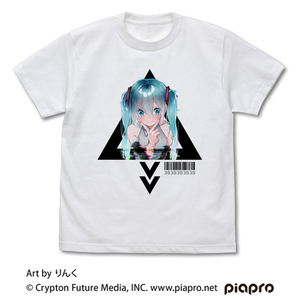 Hatsune Miku - Hatsune Miku Full Color T-shirt Rinku Ver. White (XL Size)_