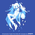 Hatsune Miku - Hatsune Miku Pullover Hoodie Sirozame Ver. Royal Blue (XL Size) thumbnail 2