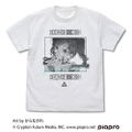 Hatsune Miku - Hatsune Miku T-shirt Kara Nagare Ver. White (L Size) thumbnail 1