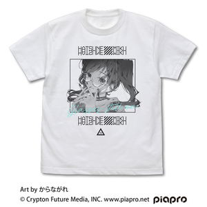 Hatsune Miku - Hatsune Miku T-shirt Kara Nagare Ver. White (S Size)_