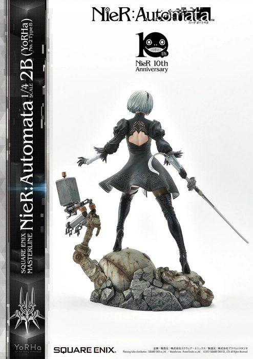 Square Enix Masterline Nier: Automata 1/4 Scale Pre-Painted Figure: YoRHa No. 2 Type B image 10