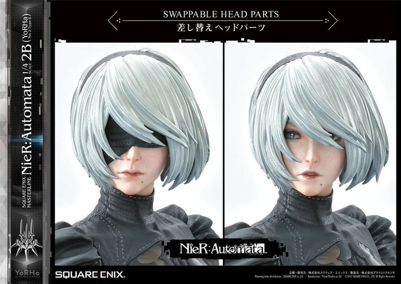 Square Enix Masterline Nier: Automata 1/4 Scale Pre-Painted Figure: YoRHa No. 2 Type B image 27