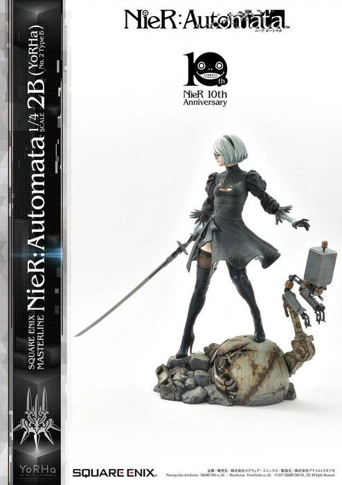Square Enix Masterline Nier: Automata 1/4 Scale Pre-Painted Figure: YoRHa No. 2 Type B image 5