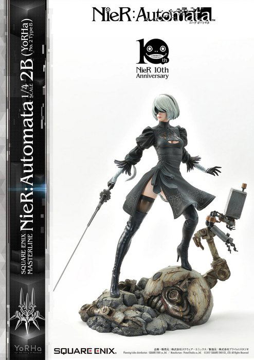 Square Enix Masterline Nier: Automata 1/4 Scale Pre-Painted Figure: YoRHa No. 2 Type B image 9