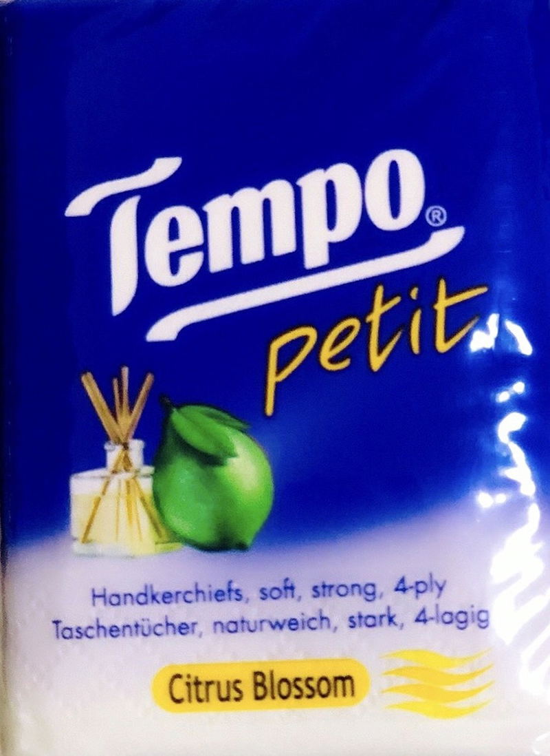 Tempo Petit Pocket Tissue - Citrus Blossom Scent image 1