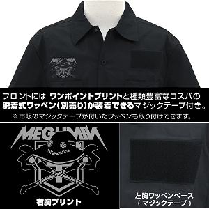 Blessed in this wonderful world! - Megumin Full Color Work Shirt Black (XL Size)