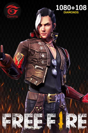 Garena Free Fire 1080+108 Diamonds_