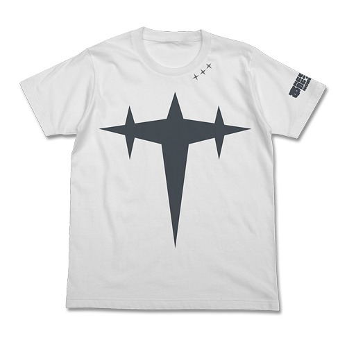 Kill La Kill Honnouji Academy Goku Uniform Three-star T-shirt (White | Size S) image 1