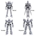 Xenogears Structure Arts 1/144 Scale Plastic Model Kit Series Vol. 1 (Set of 4 Types) (Re-run) thumbnail 2