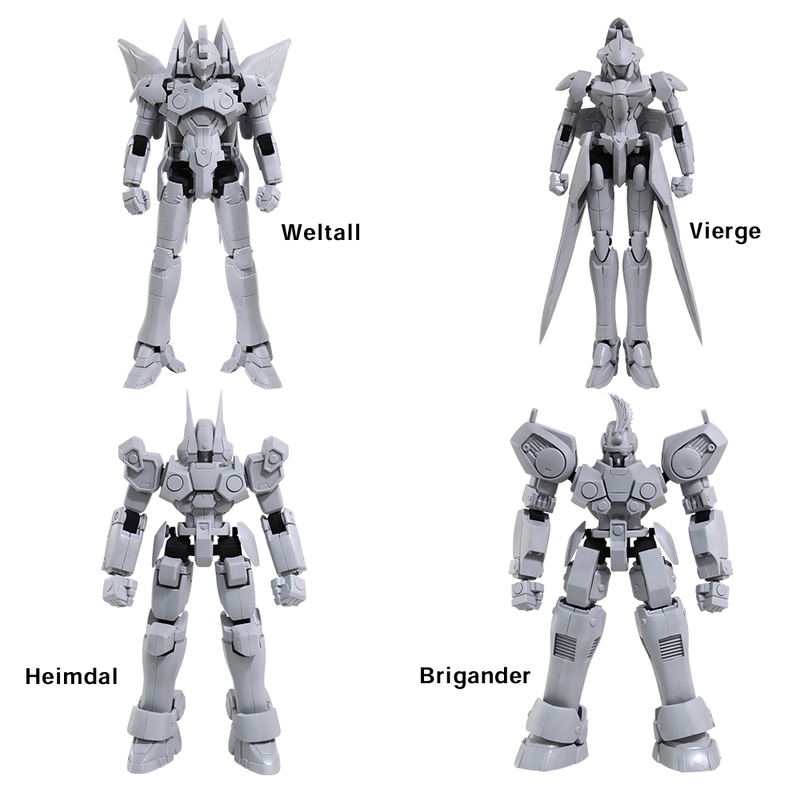 Xenogears Structure Arts 1/144 Scale Plastic Model Kit Series Vol. 1 (Set of 4 Types) (Re-run) image 2