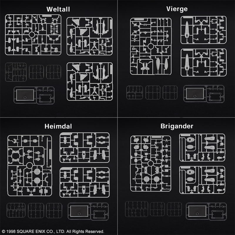 Xenogears Structure Arts 1/144 Scale Plastic Model Kit Series Vol. 1 (Set of 4 Types) (Re-run) image 3
