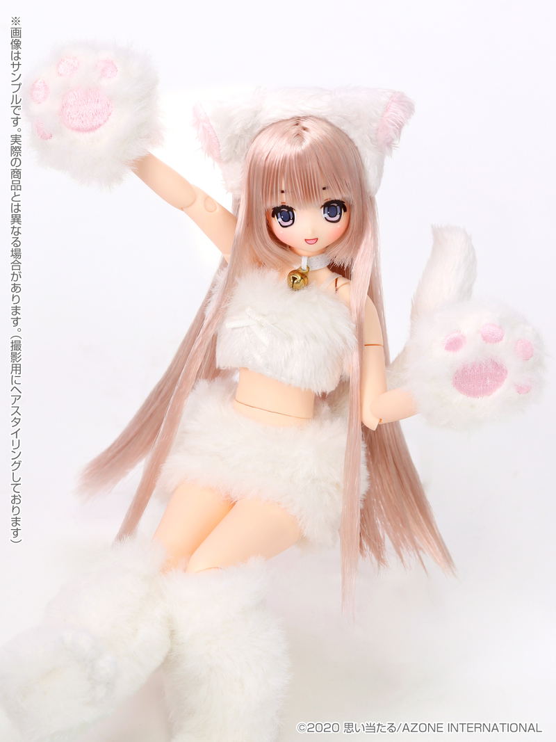 EX Cute Hidamari's Animals 1/6 Scale Fashion Doll: Fuwafuwa Neko-san / Koron image 4