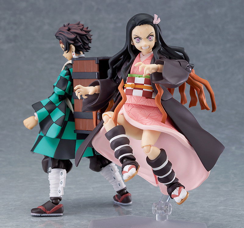 Figma Demon Slayer 498 Kamado Tanjirou 508 Nezuko 522 Change Face Anime Articulado Figura De