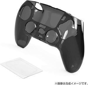 Crystal Cover for PlayStation 5 (Clear Black)
