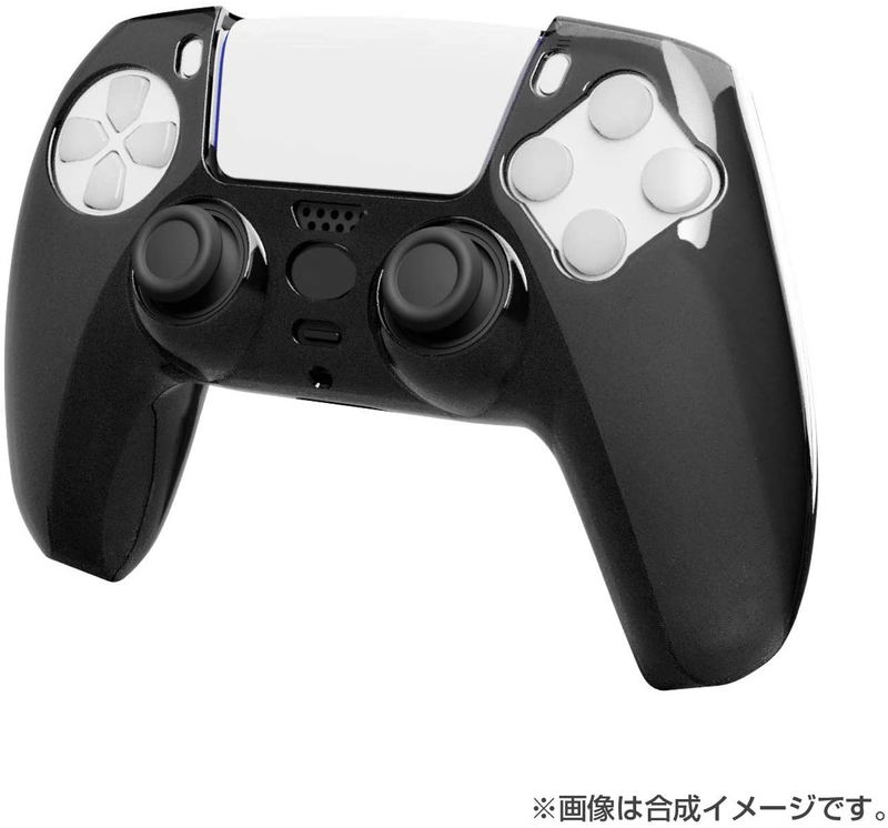Crystal Cover for PlayStation 5 (Clear Black) image 4