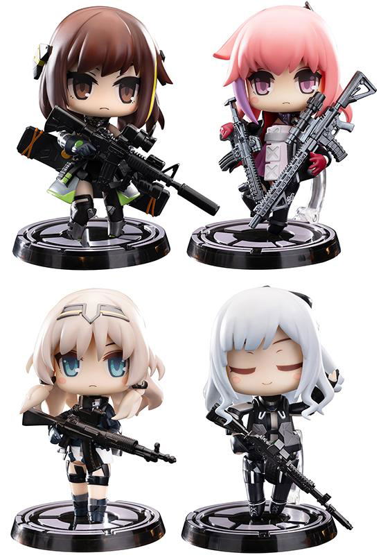 Minicraft Series Girls' Frontline: Disobedience Team Set of All Four Characters (ST AR-15/M4A1/AK-12/AN-94) image 1