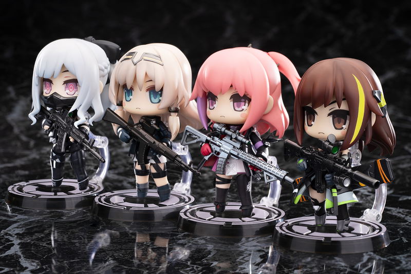 Minicraft Series Girls' Frontline: Disobedience Team Set of All Four Characters (ST AR-15/M4A1/AK-12/AN-94) image 2