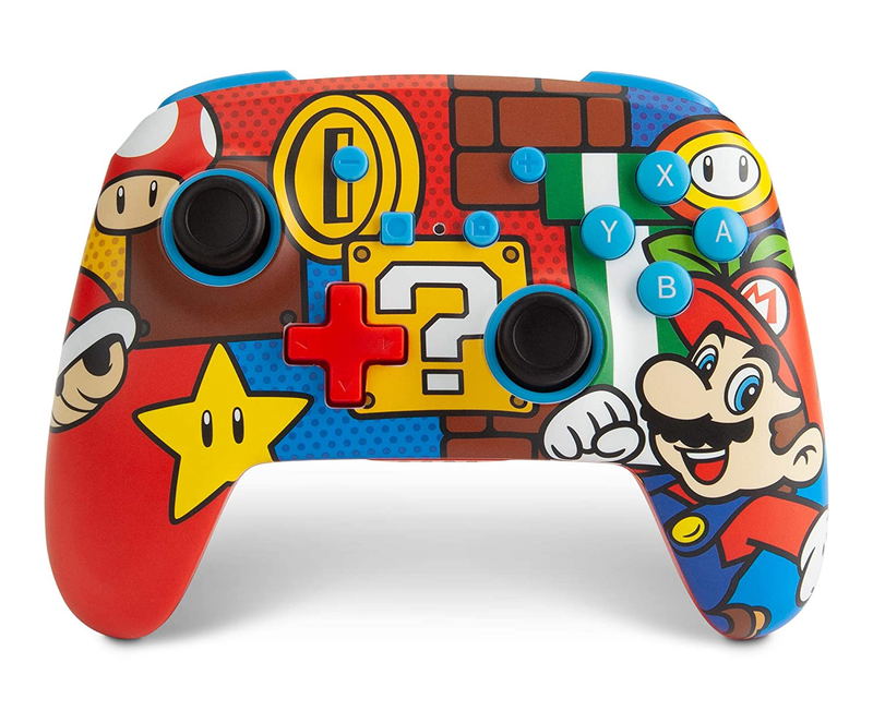 PowerA Enhanced Wireless Controller for Nintendo Switch (Mario Pop) image 1