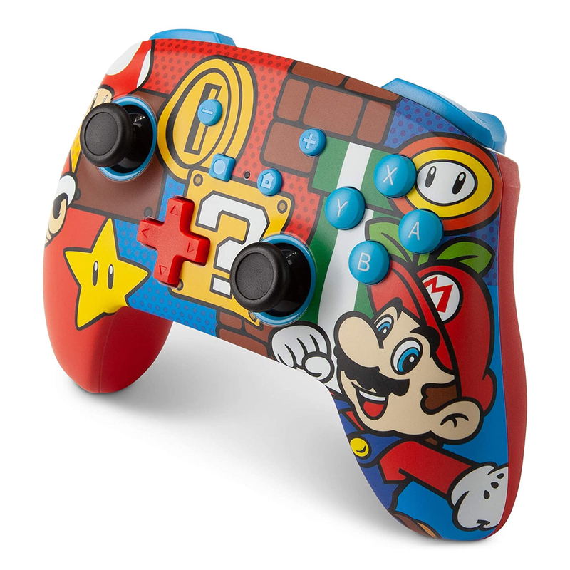 PowerA Enhanced Wireless Controller for Nintendo Switch (Mario Pop) image 3