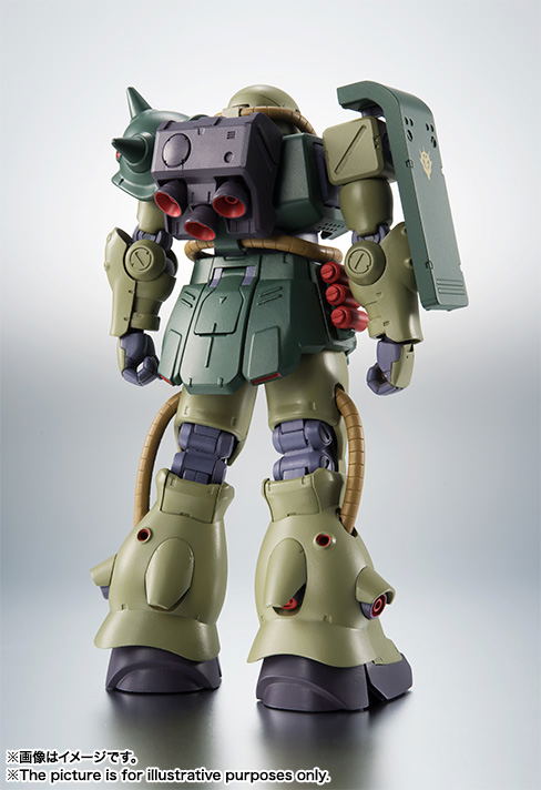 Robot Spirits Side MS Mobile Suit Gundam 0080 War in the Pocket: MS-06FZ Zaku II Kai Ver. A.N.I.M.E. image 3