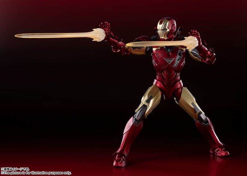 S.H.Figuarts The Avengers: Iron Man Mark VI Battle Damage Edition image 4