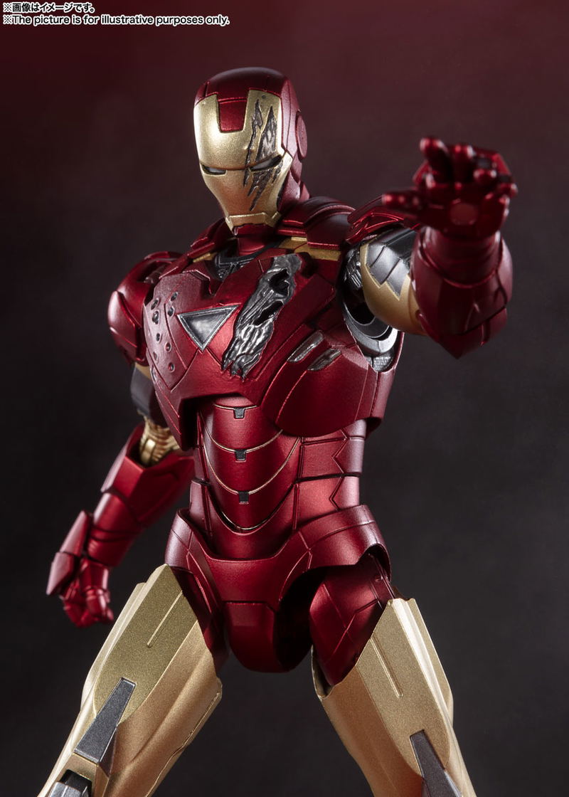 S.H.Figuarts The Avengers: Iron Man Mark VI Battle Damage Edition image 7