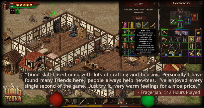 Wild Terra Online <span class="ext" style="background-color: #2a475e; color: #FFFFFF;">STEAM</span> <span class="ext ext_digital">digital</span> image 2